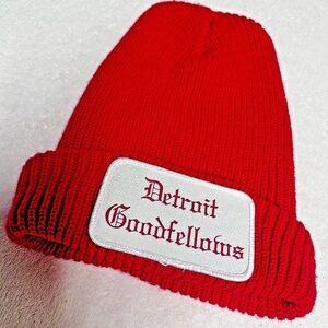 Vintage Detroit Goodfellows Newsboy Winter Hat